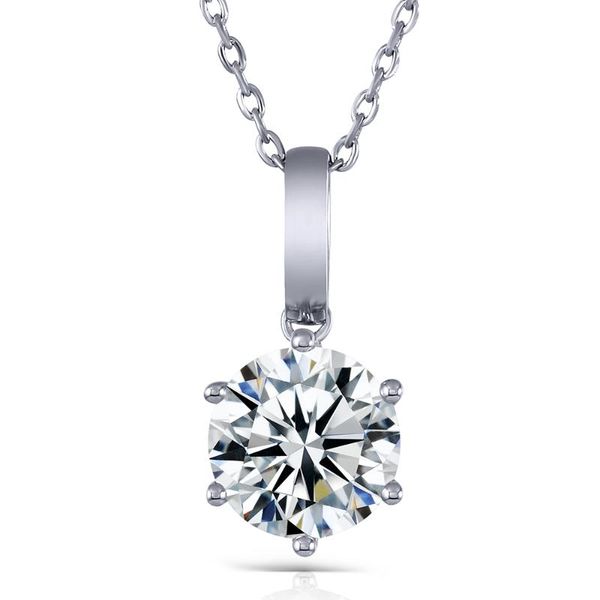 transgems 18k white gold 3.0 lab grown moissanite diamond solitaire slide pendant solid 18k white gold for women, Silver
transgems 18k white gold 3.0 lab grown moissanite diamond solitaire slide pendant solid 18k white gold for women, Silver