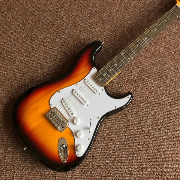 custom shop,st sunburst electric guitar,handwork 6 strings guitarra, rosewood fingerboard
custom shop,st sunburst electric guitar,handwork 6 strings guitarra, rosewood fingerboard