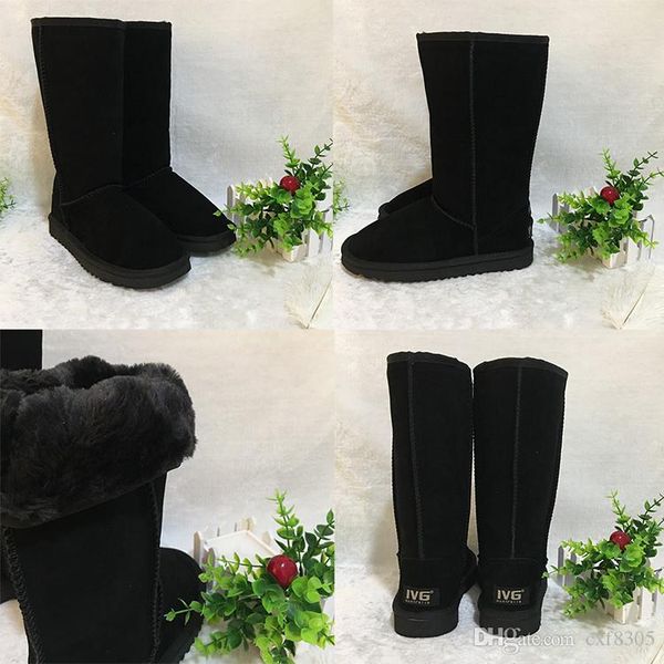 classic australia snow boots women mans designer booties brand fashion leather luxury winter shoes long boots eur 35-44, Black
classic australia snow boots women mans designer booties brand fashion leather luxury winter shoes long boots eur 35-44, Black