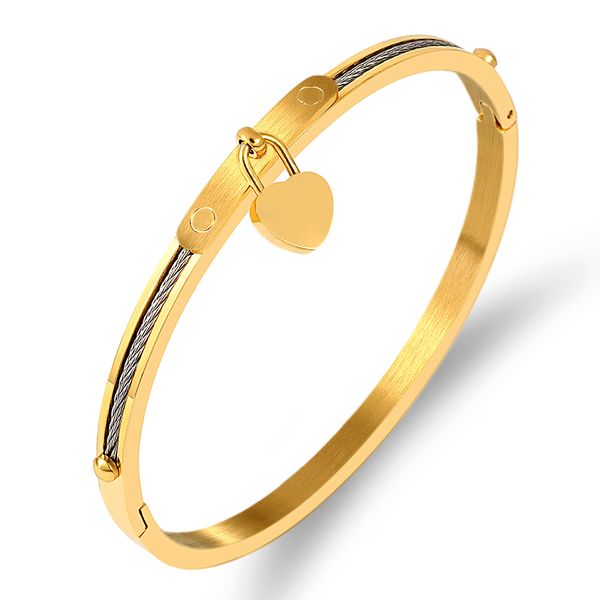classic heart tag chain link bangles & bracelet for women stainless steel jewelry lock bracelet gold black fashion bijoux gift
classic heart tag chain link bangles & bracelet for women stainless steel jewelry lock bracelet gold black fashion bijoux gift