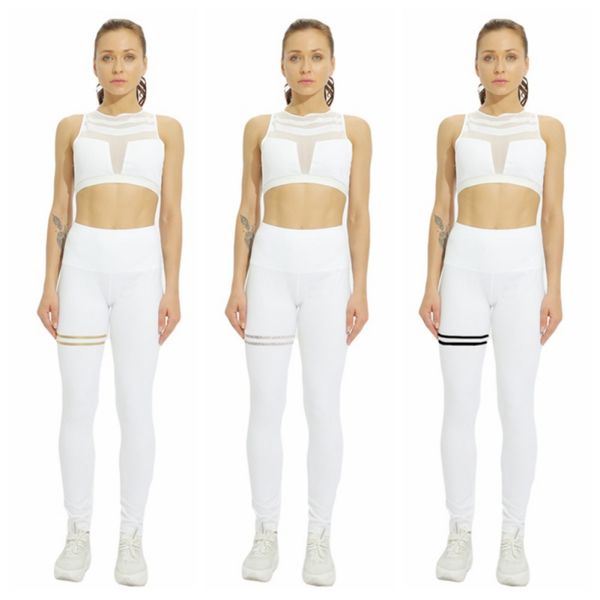 ladies high elastic running fitness sport leggings tight trouser women yoga pants breathable quick drying training trousers, White;red
ladies high elastic running fitness sport leggings tight trouser women yoga pants breathable quick drying training trousers, White;red