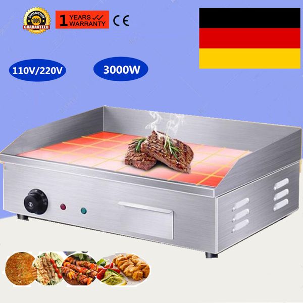 commercial 3000w electric grill stainless steel contact grill electric griddle grooved & flat large late teppanyaki
commercial 3000w electric grill stainless steel contact grill electric griddle grooved & flat large late teppanyaki
