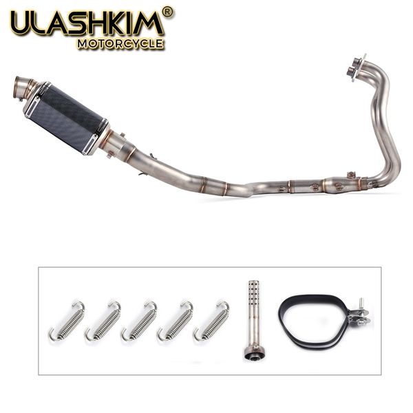 for ninja 250 250r 300 ninja250 ninja300 middle pipe with db-killer motorcycle full exhaust system slip on
for ninja 250 250r 300 ninja250 ninja300 middle pipe with db-killer motorcycle full exhaust system slip on