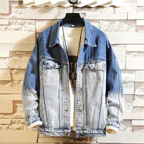 denim jacket men fashion loose washed gradient casual denim jacket man streetwear hip hop bomber jackets 2019 spring autumn coat, Black;brown
denim jacket men fashion loose washed gradient casual denim jacket man streetwear hip hop bomber jackets 2019 spring autumn coat, Black;brown