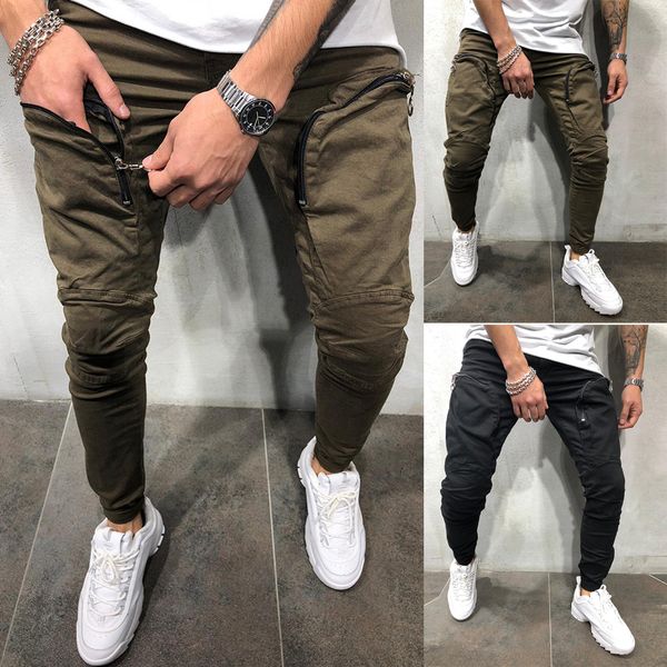 мода мужчины брюки twill jogger hip hop упругие спорт slim fit stretch брюки, Black
мода мужчины брюки twill jogger hip hop упругие спорт slim fit stretch брюки, Black