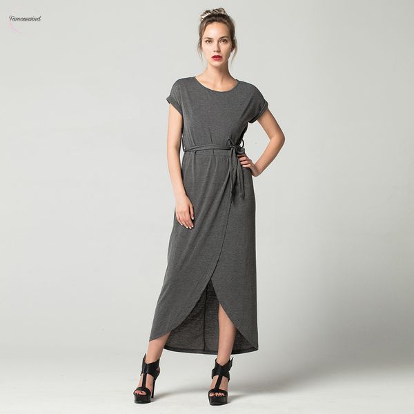 dress elegant o neck short sleeve dresses tunic summer beach women sun casual femme vestidos clothing ficusrong, Black;gray
dress elegant o neck short sleeve dresses tunic summer beach women sun casual femme vestidos clothing ficusrong, Black;gray