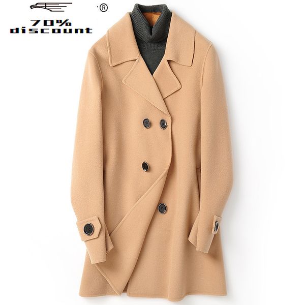men's wool & blends ayusnue 2021 200% coat men double breasted long jacket spring fall mens coats and jackets manteau homme d-04-2959a-, Black
men's wool & blends ayusnue 2021 200% coat men double breasted long jacket spring fall mens coats and jackets manteau homme d-04-2959a-, Black