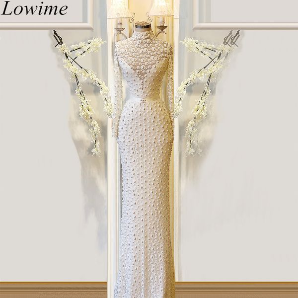 new white vintage muslim evening dresses long mermaid formal prom dresses 2019 with long sleeves vestidos de fiesta de noche, White;black
new white vintage muslim evening dresses long mermaid formal prom dresses 2019 with long sleeves vestidos de fiesta de noche, White;black