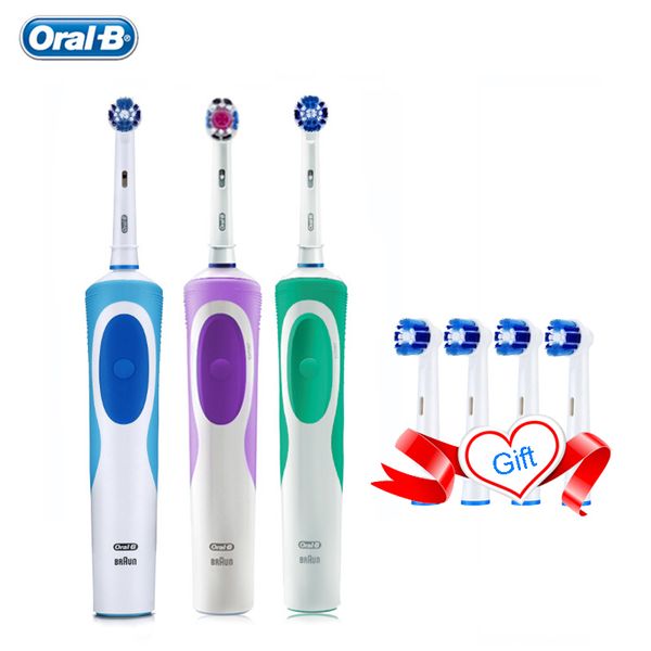 oral b vitality electric toothbrush rechargeable teeth brush precision clean 2 minutes timer +4 gift replace heads ing
oral b vitality electric toothbrush rechargeable teeth brush precision clean 2 minutes timer +4 gift replace heads ing