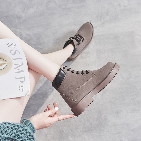 2019 winter new boots women retro style suede comfortable trend fashion simple non-slip casual boots, Black
2019 winter new boots women retro style suede comfortable trend fashion simple non-slip casual boots, Black