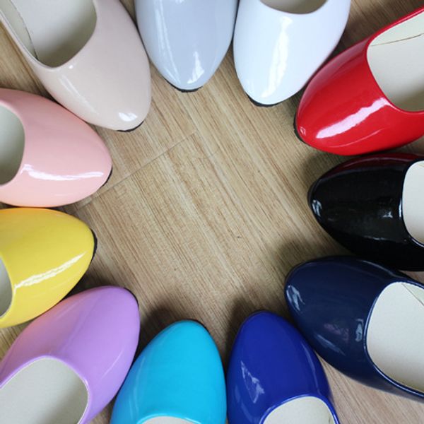 2019 fashion korean-style shoes flat pointed casual work shoes women 42 yards plus-sized patent leather women, Black
2019 fashion korean-style shoes flat pointed casual work shoes women 42 yards plus-sized patent leather women, Black