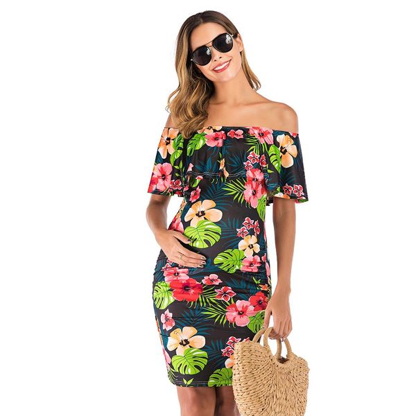 women maternity dresses for baby showers shoulderless print elegant summer nursing dress pregnancy clothes vetement femme 19jun, Black;gray
women maternity dresses for baby showers shoulderless print elegant summer nursing dress pregnancy clothes vetement femme 19jun, Black;gray