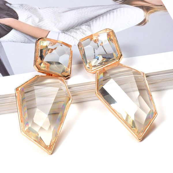 wholesale za clear and pure resin drop earrings like crystal hanging elegant irregular dangle earrings fine jewelry for women, Silver
wholesale za clear and pure resin drop earrings like crystal hanging elegant irregular dangle earrings fine jewelry for women, Silver