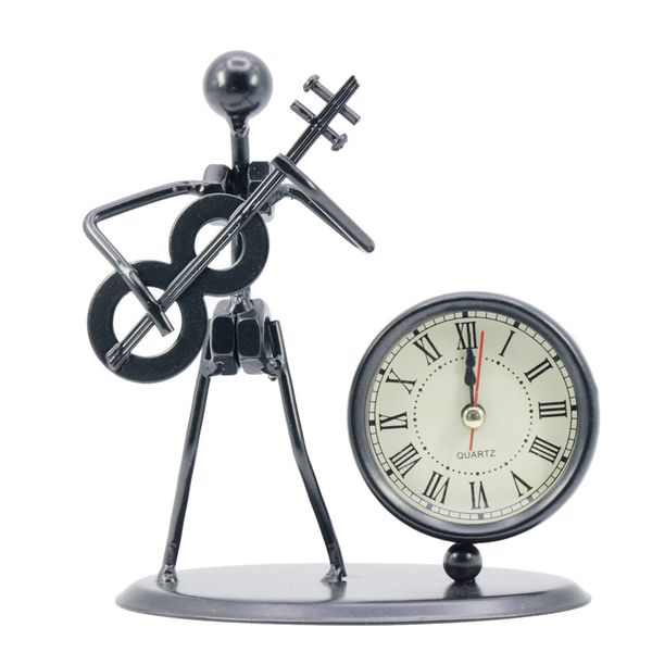 european retro office table bedroom desk clock with arabic numbers iron art gifts guitar
european retro office table bedroom desk clock with arabic numbers iron art gifts guitar