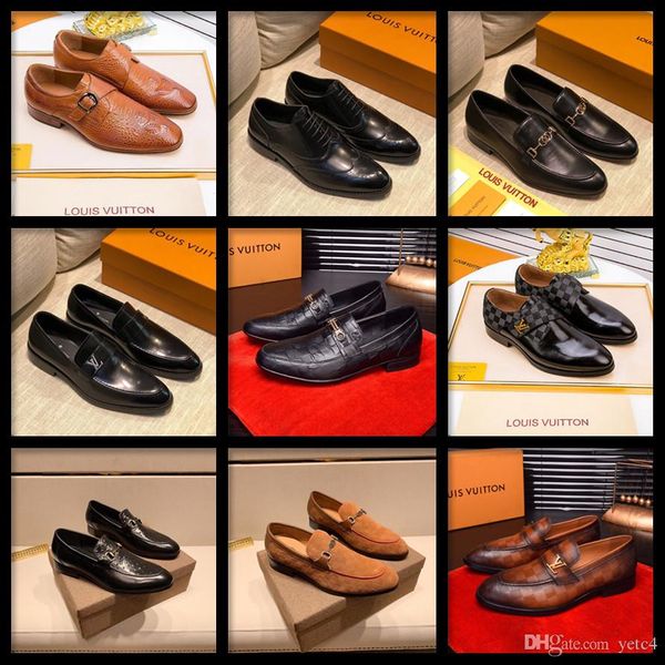 20fw pointed toe formal shoes designers leather oxfords 2020 spring men italy dress shoes business wedding brogue shoes for male size 38-45, Black
20fw pointed toe formal shoes designers leather oxfords 2020 spring men italy dress shoes business wedding brogue shoes for male size 38-45, Black