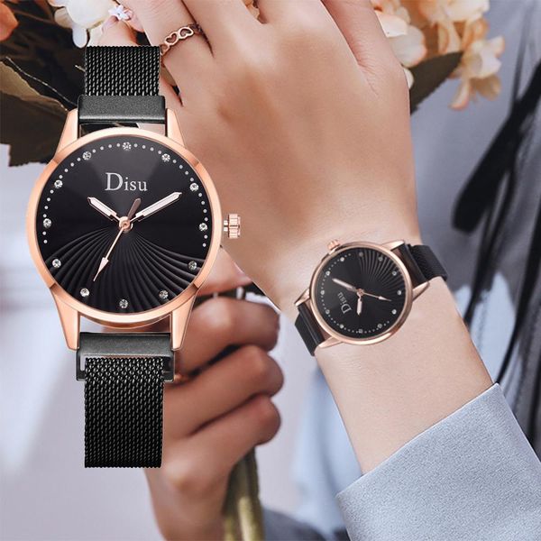 retro women bracelet watch creative ladies quartz wrist watches fashion casual magnetic female clock, Slivery;brown
retro women bracelet watch creative ladies quartz wrist watches fashion casual magnetic female clock, Slivery;brown