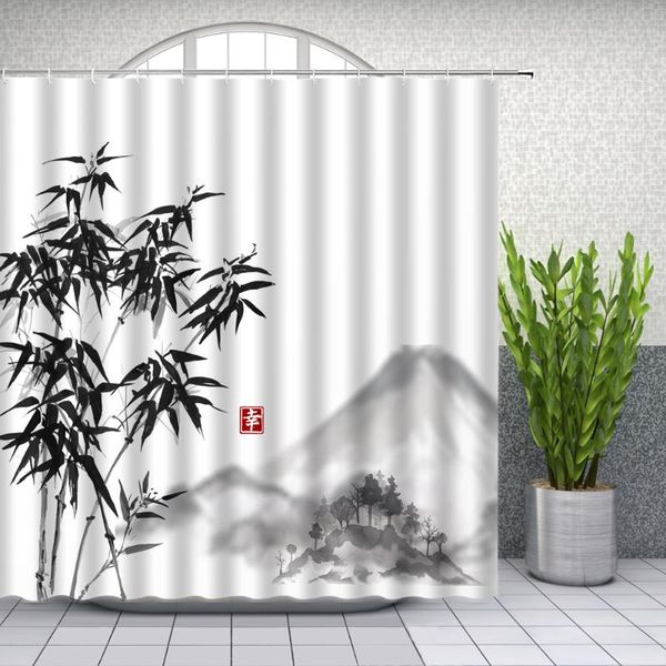 shower curtains landscape chinese style ink painting bamboo mountain water bathroom decor waterproof cloth curtain set
shower curtains landscape chinese style ink painting bamboo mountain water bathroom decor waterproof cloth curtain set