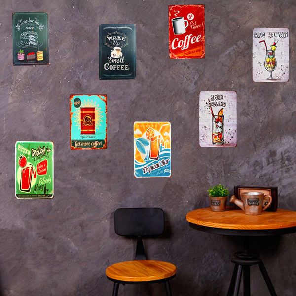 vintage metal tin signs cocktail poster toilet cafe beer bar restaurant coffee shop cafe pub wall decor 20x30cm
vintage metal tin signs cocktail poster toilet cafe beer bar restaurant coffee shop cafe pub wall decor 20x30cm
