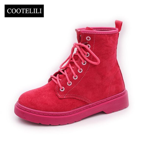 cootelili women boots winter warm ankle boots plus size flats shoes woman lace-up motorcycle ladies, Black
cootelili women boots winter warm ankle boots plus size flats shoes woman lace-up motorcycle ladies, Black