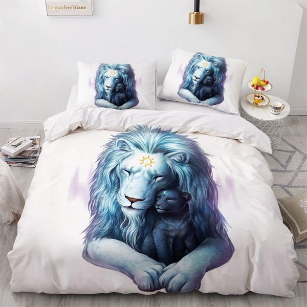 3d animal yin yang design bed linen comforter quilt cover bedding set single king double single size lion home textile
3d animal yin yang design bed linen comforter quilt cover bedding set single king double single size lion home textile