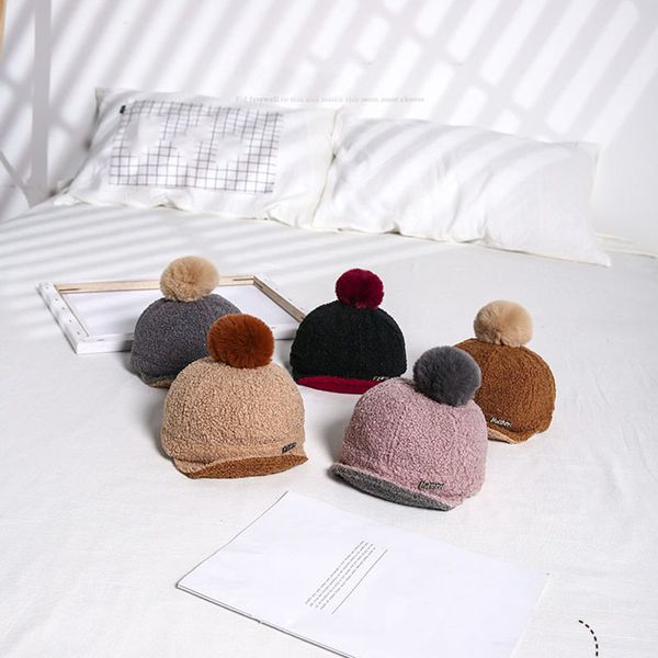 children spliced color wool visor hat beanie pompom fur cute baby boys girls sofy sun caps fashion autumn winter warm 44-48cm, Blue;gray
children spliced color wool visor hat beanie pompom fur cute baby boys girls sofy sun caps fashion autumn winter warm 44-48cm, Blue;gray