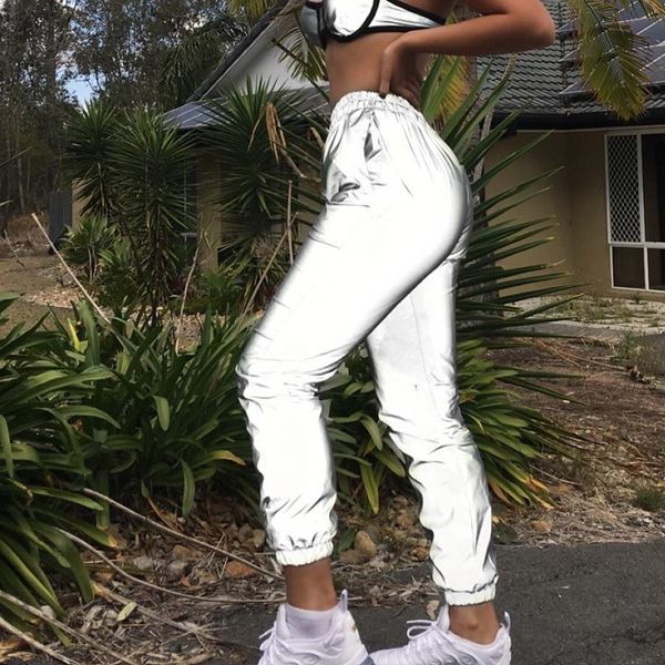 reflective pants women high waist harm night bar pants sweatpants jogger punk sweat women casual streetwear trouserse cn, Black;white
reflective pants women high waist harm night bar pants sweatpants jogger punk sweat women casual streetwear trouserse cn, Black;white