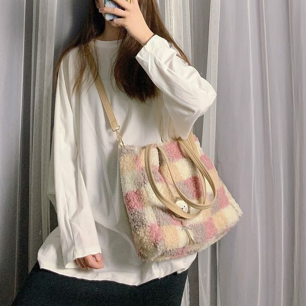 woolen bag large capacity shoulder bag 2019 new trendy japanese and korean luxury designer wild messenger female handbag
woolen bag large capacity shoulder bag 2019 new trendy japanese and korean luxury designer wild messenger female handbag