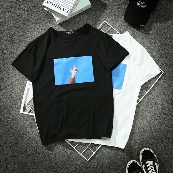 2019 лето новый стиль blue sky корейский стиль с коротким рукавом футболка ins тренд мужчины и женщины свободный покрой палец пара одежда ve, White
2019 лето новый стиль blue sky корейский стиль с коротким рукавом футболка ins тренд мужчины и женщины свободный покрой палец пара одежда ve, White
