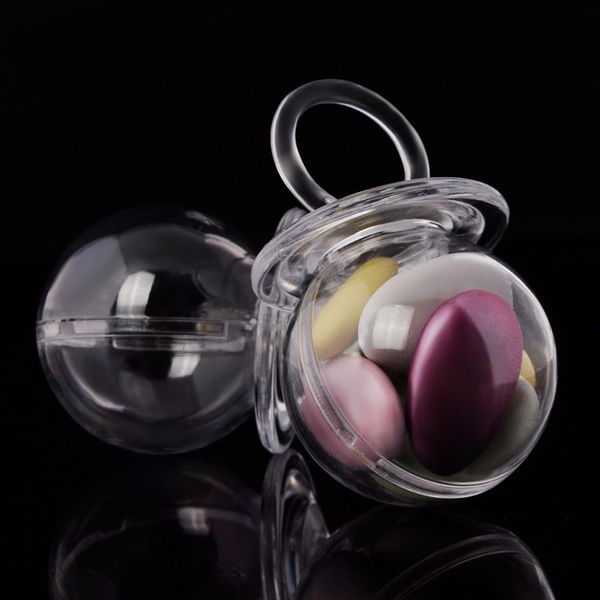 24pcs/lot creative nipple pattern candy boxes grade plastic transparent baby gift cases 8*4cm birthday baby shower gift box
24pcs/lot creative nipple pattern candy boxes grade plastic transparent baby gift cases 8*4cm birthday baby shower gift box