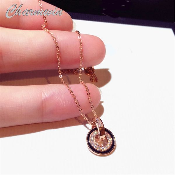 new fashion korea pendant necklaces for women trend rhinestones circle rose gold color clavicle necklace short necklaces, Silver
new fashion korea pendant necklaces for women trend rhinestones circle rose gold color clavicle necklace short necklaces, Silver