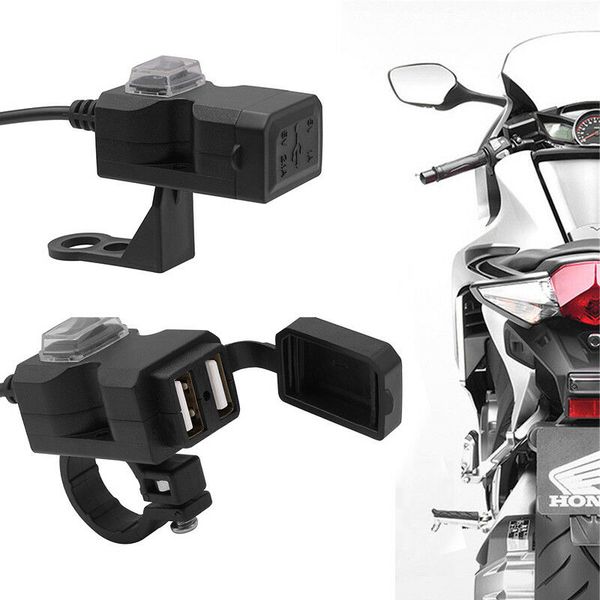 universal waterproof 12v-24v motorcycle motorbike handlebar dual usb socket splitter charger power adapter for mobile phone
universal waterproof 12v-24v motorcycle motorbike handlebar dual usb socket splitter charger power adapter for mobile phone
