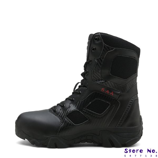 men tactical boots desert army hiking boot training safety sneakers plus size zipper jungle walking hunting shoe, Black
men tactical boots desert army hiking boot training safety sneakers plus size zipper jungle walking hunting shoe, Black