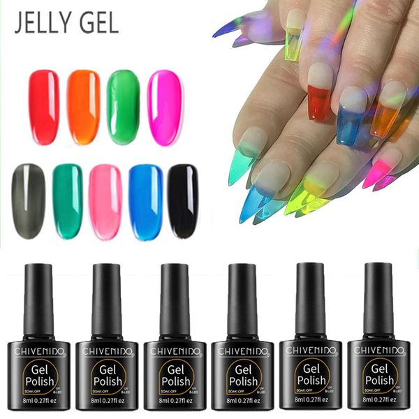 chivenido jellies glass nails sugar effect nail jelly gel summer attribute translucent color uv nail gel polish 8ml
chivenido jellies glass nails sugar effect nail jelly gel summer attribute translucent color uv nail gel polish 8ml