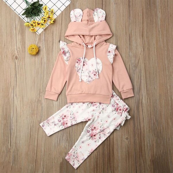 2pcs baby girl 3d ear long sleeve hoodies sweatshirt floral ruffle long pants clothes spring autumn fashion outfit set, White
2pcs baby girl 3d ear long sleeve hoodies sweatshirt floral ruffle long pants clothes spring autumn fashion outfit set, White
