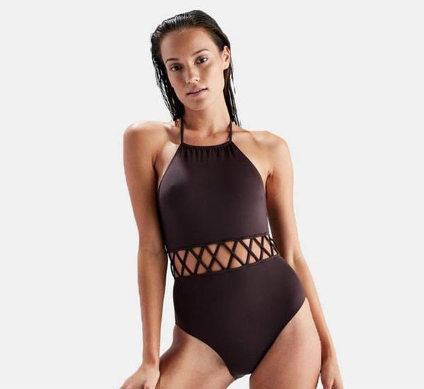 fashion solid color swimwear summer open back lady bathing suit womens swimwear women designer bikinis, White;black
fashion solid color swimwear summer open back lady bathing suit womens swimwear women designer bikinis, White;black