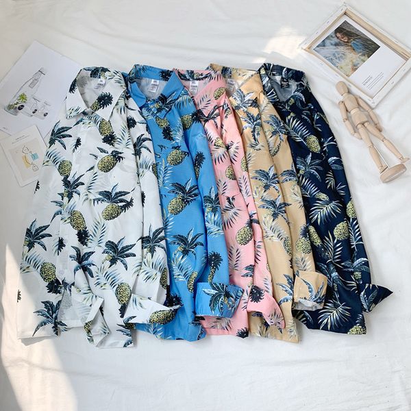 autumn new flower shirt men fashion pineapple hawaiian shirt men streetwear hip hop loose long sleeve male clothes -2xl, White;black
autumn new flower shirt men fashion pineapple hawaiian shirt men streetwear hip hop loose long sleeve male clothes -2xl, White;black