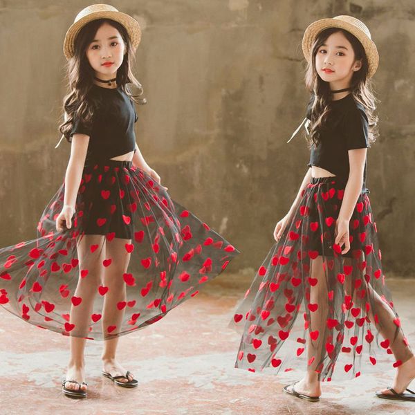 girl black t-shirts sets short sleeves lace tutu skirts heart skirts sets 2pcs girls outfits 2019 summer children's clothing t200526, White
girl black t-shirts sets short sleeves lace tutu skirts heart skirts sets 2pcs girls outfits 2019 summer children's clothing t200526, White