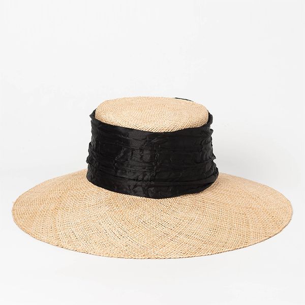 2020 лета равнины бао соломы большой брим вс hat для женщин в дорожное платье