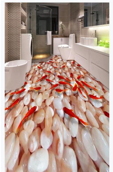 custom 3d self-adhesive floor mural wallpaper interior decoration hd stream cobblestone goldfish bedroom 3d waterproof floor stickers
custom 3d self-adhesive floor mural wallpaper interior decoration hd stream cobblestone goldfish bedroom 3d waterproof floor stickers