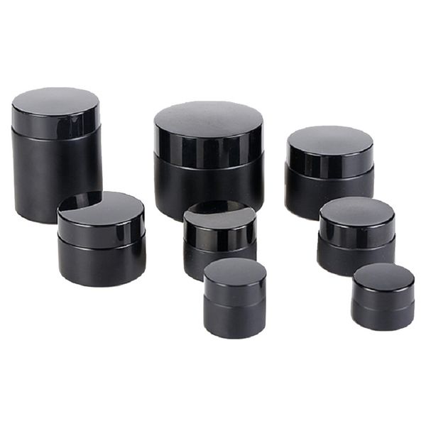 black frosted glass jars cosmetic cream bottle travel cosmetic dispenser jar with inner pp cover 5g to 100g
black frosted glass jars cosmetic cream bottle travel cosmetic dispenser jar with inner pp cover 5g to 100g