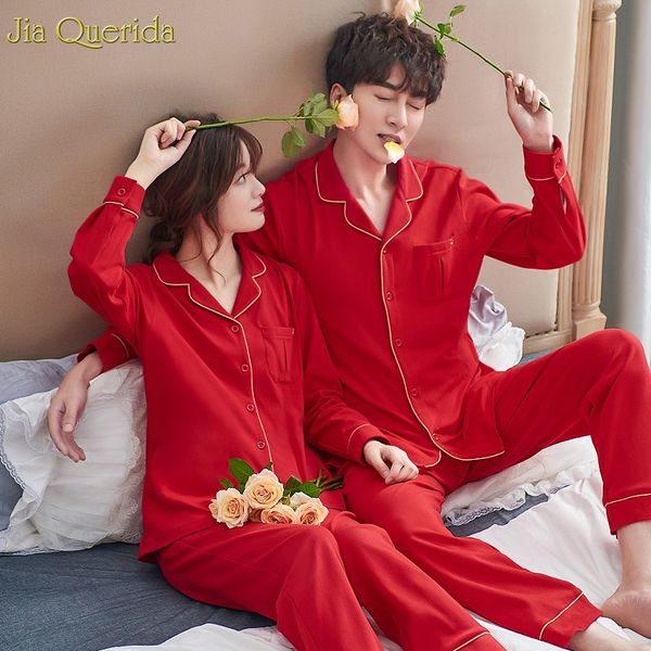 couple home wear plus size pajamas chinese wedding red men and women matching pajamas 100% cotton christmas red home clothing, Black;red
couple home wear plus size pajamas chinese wedding red men and women matching pajamas 100% cotton christmas red home clothing, Black;red