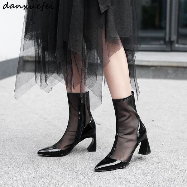 plus size 33-42 women's mesh balck knee high boots thick high heel spring new female comfrotable mid-calf boots shoes for women, Black
plus size 33-42 women's mesh balck knee high boots thick high heel spring new female comfrotable mid-calf boots shoes for women, Black