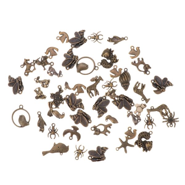 50pcs handmade animal pendants necklace bracelet earring charms diy craft supplies, great gift for halloween, christmas to friends, Silver
50pcs handmade animal pendants necklace bracelet earring charms diy craft supplies, great gift for halloween, christmas to friends, Silver
