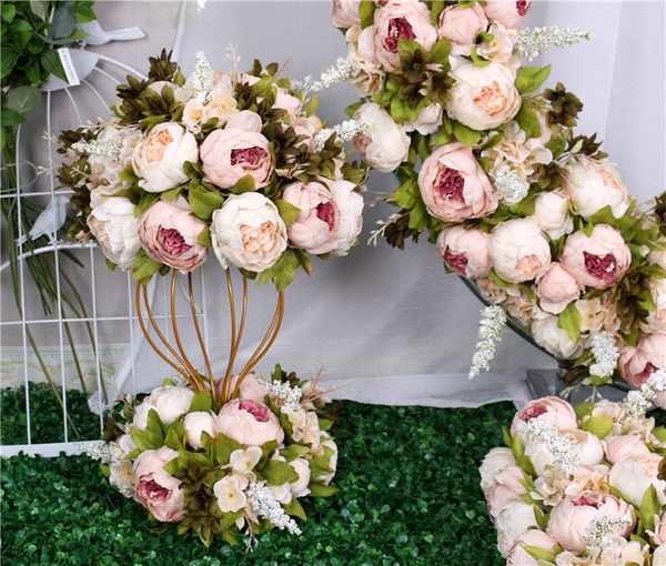 diy 47cm artificial flower ball centerpieces+1m peonies flower row arrangement supply decor wedding arch table flower bouqet
diy 47cm artificial flower ball centerpieces+1m peonies flower row arrangement supply decor wedding arch table flower bouqet