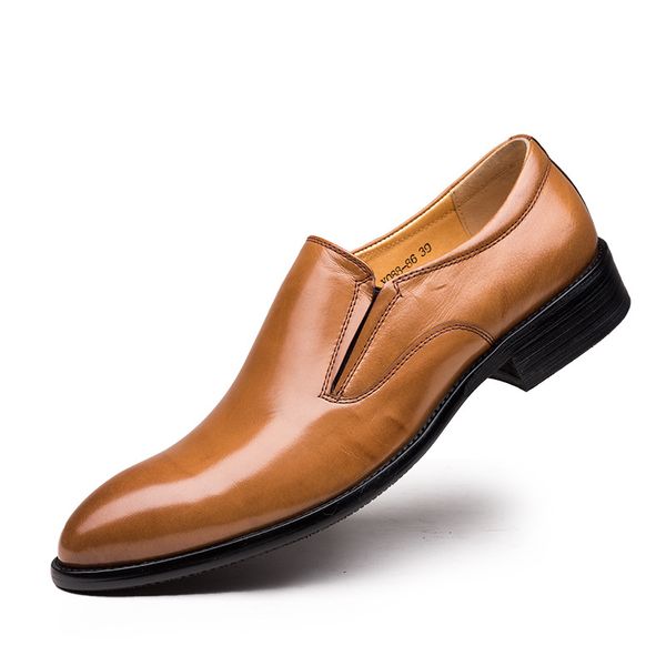men's leather shoes business formal wear leather shoes men oxfords chaussure homme, Black
men's leather shoes business formal wear leather shoes men oxfords chaussure homme, Black