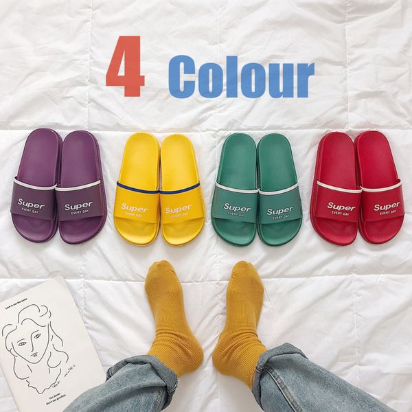 fashion candy color letter women slippers original concise comfortable outdoor slippers for female bathroom non-slip, Black
fashion candy color letter women slippers original concise comfortable outdoor slippers for female bathroom non-slip, Black