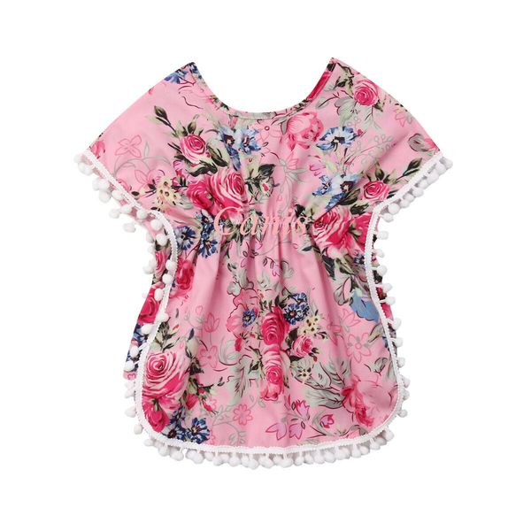 pudcoco 2019 toddler beach floral clothes baby girls beach cover up summer outfit, White;black
pudcoco 2019 toddler beach floral clothes baby girls beach cover up summer outfit, White;black