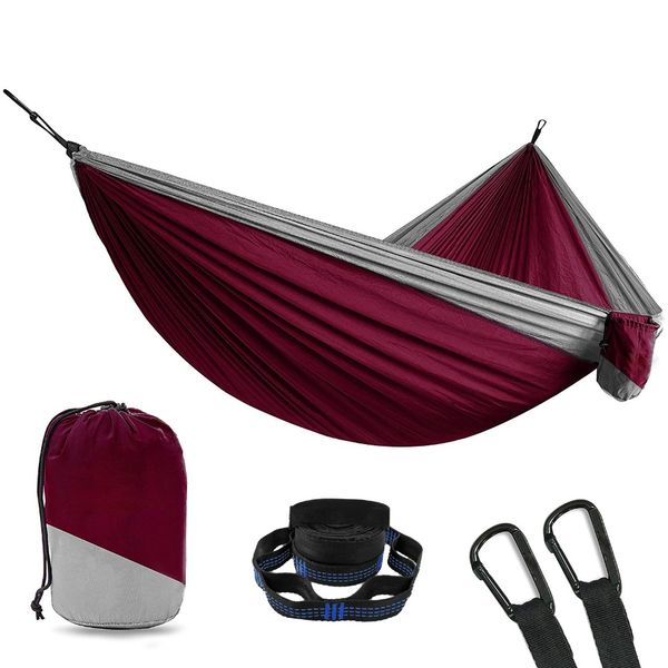 2 person double camping hammock with 2pcs tree straps xl 10 foot nylon portable heavy duty holds 700lb for sitting hanging sale
2 person double camping hammock with 2pcs tree straps xl 10 foot nylon portable heavy duty holds 700lb for sitting hanging sale