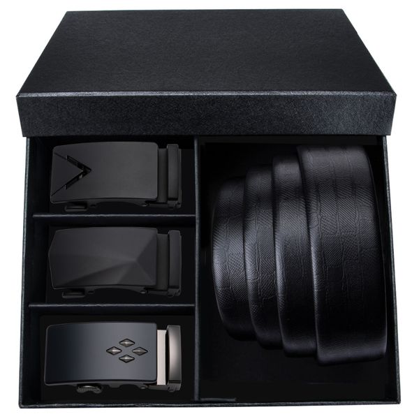 barry.wang genuine leather belt for men ratchet dress male belt with 3pcs buckle automatic buckle mens belts with gift box, Black;brown
barry.wang genuine leather belt for men ratchet dress male belt with 3pcs buckle automatic buckle mens belts with gift box, Black;brown