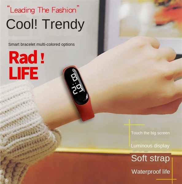 ym6tm led children's electronic watch male watch primary and secondary school students luminous electronic bracelet and girls touch scr, Blue
ym6tm led children's electronic watch male watch primary and secondary school students luminous electronic bracelet and girls touch scr, Blue